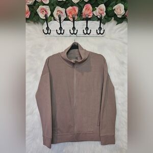 Mondetta Classic Ultra Soft Cowl Neck Zip Sweater (NWOT)